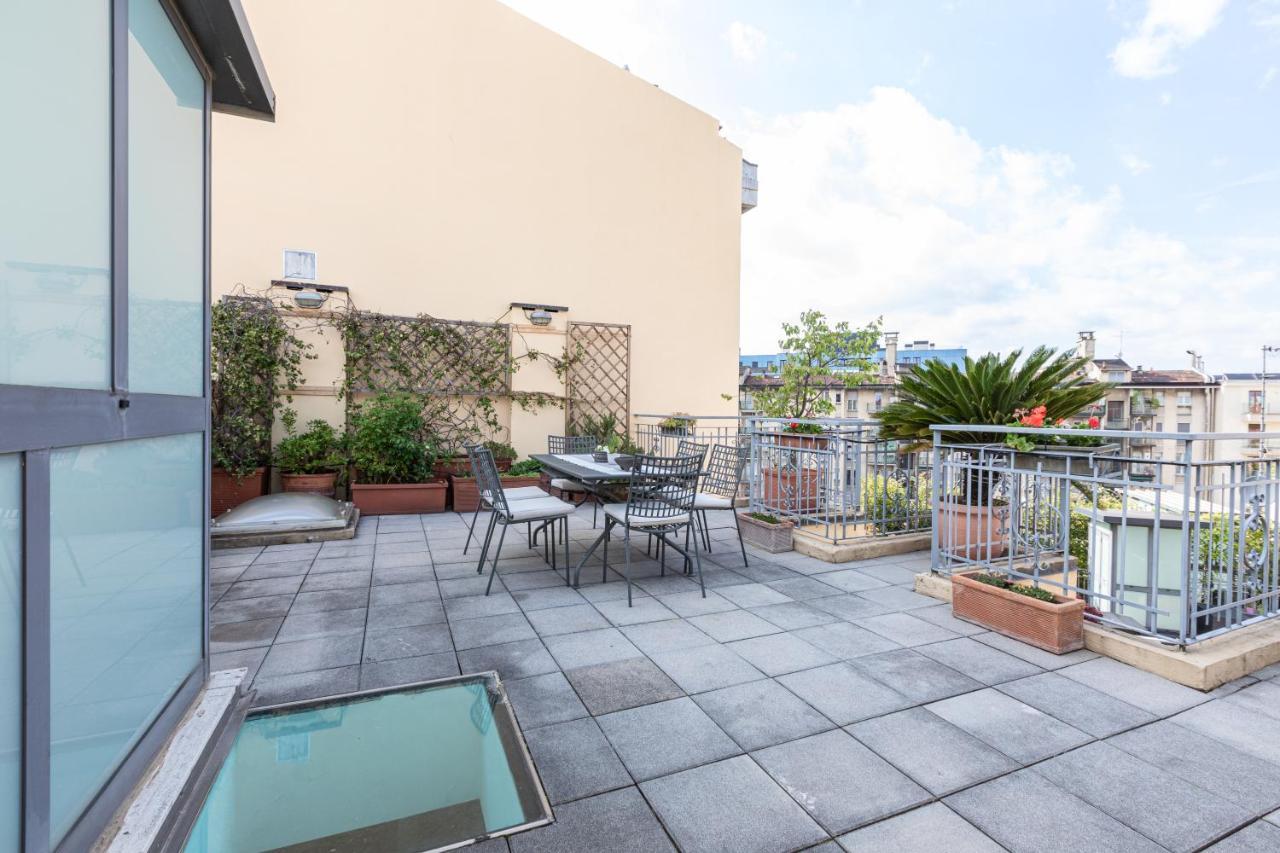 Sempione Split-Level Terrace Apartment - Top Collection Milánó Kültér fotó