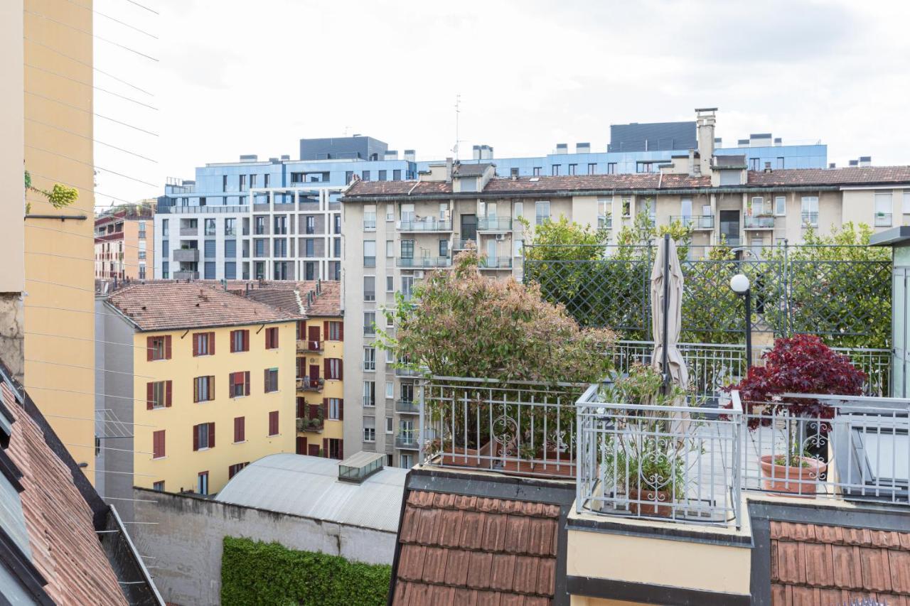 Sempione Split-Level Terrace Apartment - Top Collection Milánó Kültér fotó